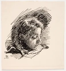 Cabeça da filha do artista Clara (Nolle)