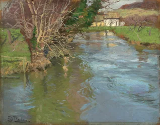 Um ribeiro na primavera