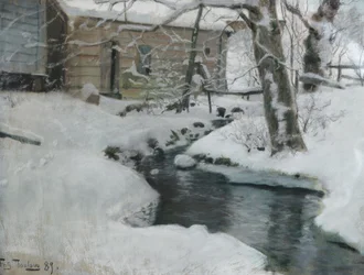 inverno na Ilha de Stord (pintura)