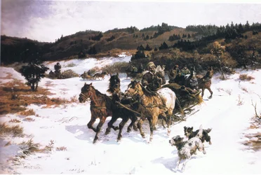 Homeward bound, de uma revista ou fonte de livro desconhecida
