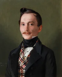 Retrato de Vladimir Ivanovich Benkendorf 1807-1864, 1845