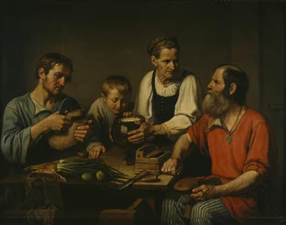 Família camponesa antes do jantar, 1824