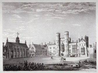 Palácio de Lambeth, Londres, c1830