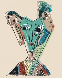 Retrato com Várias Faces