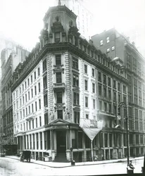 JP Morgan Building, Wall Street, Nova York (foto de gelatina de prata)