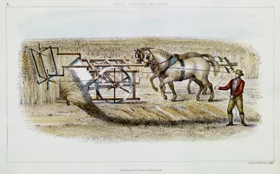 Máquina de colheita de sinos, 1851