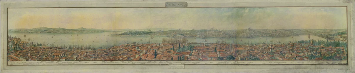 Vista, de, constantinople