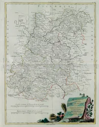 Os Governos da Ile de France e Orleans, gravada por G. Zuliani, tirada de Tome I do Atlas mais Novo publicado em Veneza em 1776 por Antonio Zatta, Coleção Particular