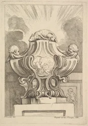 Projeto para uma urna, 1725-72.