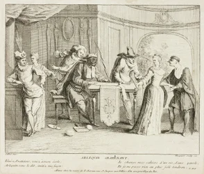 Prato de Livre de Scènes Comiques