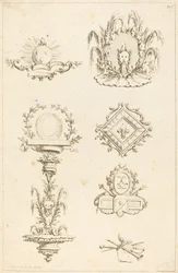 Desenhos para peças de cauda: pl. 10