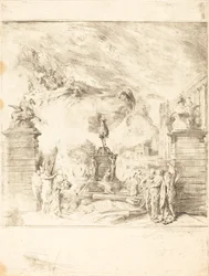 Alegoria sobre a Ereção da Estátua de Luís XV (Alegoria sobre o Estabelecimento de uma