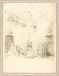 Alegoria sobre a Ereção da Estátua de Luís XV (Alegoria sobre o Estabelecimento de uma