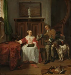 O presente do caçador, c.1658-61