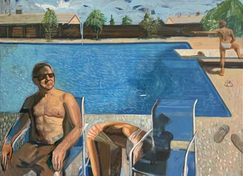 Distrações de verão, 2024 (óleo sobre tela)