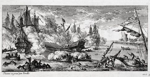 Batalha Naval de Agosta (actualmente Augusta na Sicília) entre a frota francesa e uma aliança espanhola e holandesa em 22 de Abril de 1676. Também chamada Batalha do Monte Gibel (Monte Gibel) ou Batalha de Famagusta.