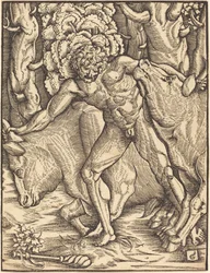 Hércules levando o gado de Geryon