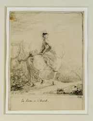Maria Antonieta a cavalo ...
