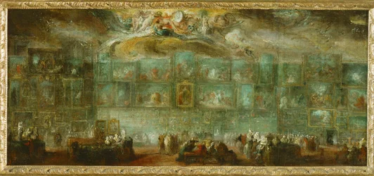 Vista do Louvre ...