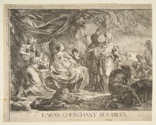Labão busca seus deuses, 1753.