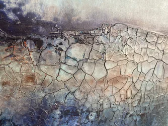 Textura de terra rachada