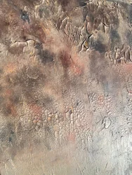 Textura terrosa e rachada