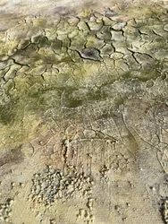 Textura abstrata com tons terrosos