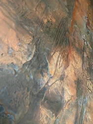 Pátina de cobre envelhecido