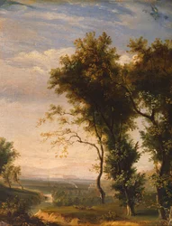 Caserta Park (óleo sobre tela)
