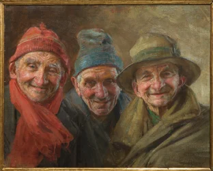 Três Amigos 1917 (óleo sobre tela)