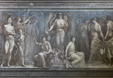 Alegoria da Comédia, detalhe
