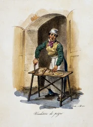 Vendedor de pizza