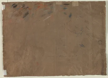 Esboço de uma cabeça, década de 1780.