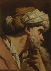 Estudo de uma cabeça oriental, c.1766-75