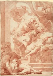 Ulisses diante de Circe, Mercúrio atrás