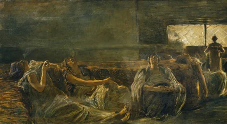 Fumadores de Ópio, de Gaetano Previati (1852-1920)