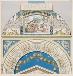 Moldura e caixa abobadada com caixa de Jericó. 1774
