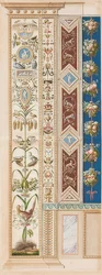 Pilaster Loggia XI (ornamento com porco-espinho)