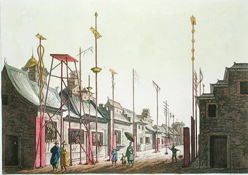 Great Walls of Peking, ilustração de 
