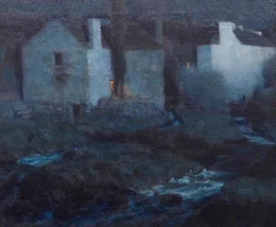 Luar, moinhos em Pont Aven, c.1900