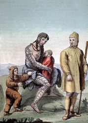 Família Chukchi, c1810 (gravura)