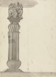 Desenho de uma Coluna de Ekvera