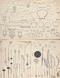 Armas Militares, Ornamentos Femininos, Utensílios para Fins Culinários e Religiosos