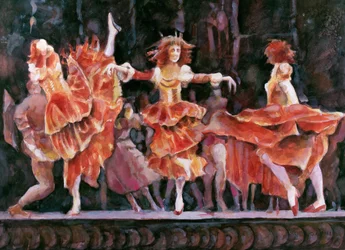 Cena de Romeu e Julieta, Royal Ballet, Covent Garden (wc no papel)
