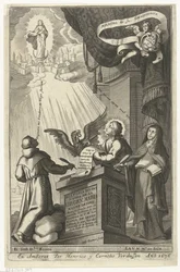 Virgem Maria é arrebatada para o reino dos céus Historia divina y vida de la Virgen maria (título no objeto)