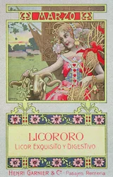 Março, de um calendário para Henri Garnier & Co.
