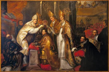 Coroação do imperador Carlos V em Bolonha pelo papa Clemente VII