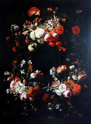 Um pedaço de flor (óleo sobre tela)