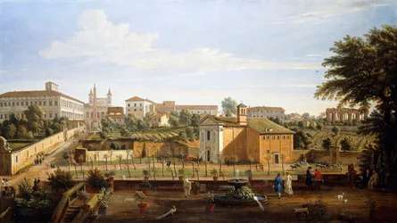 A Igreja da SS. Marcellino e Pietro, da Vigna Ciccolini,