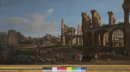 O Coliseu e o Fórum Romano, 1711